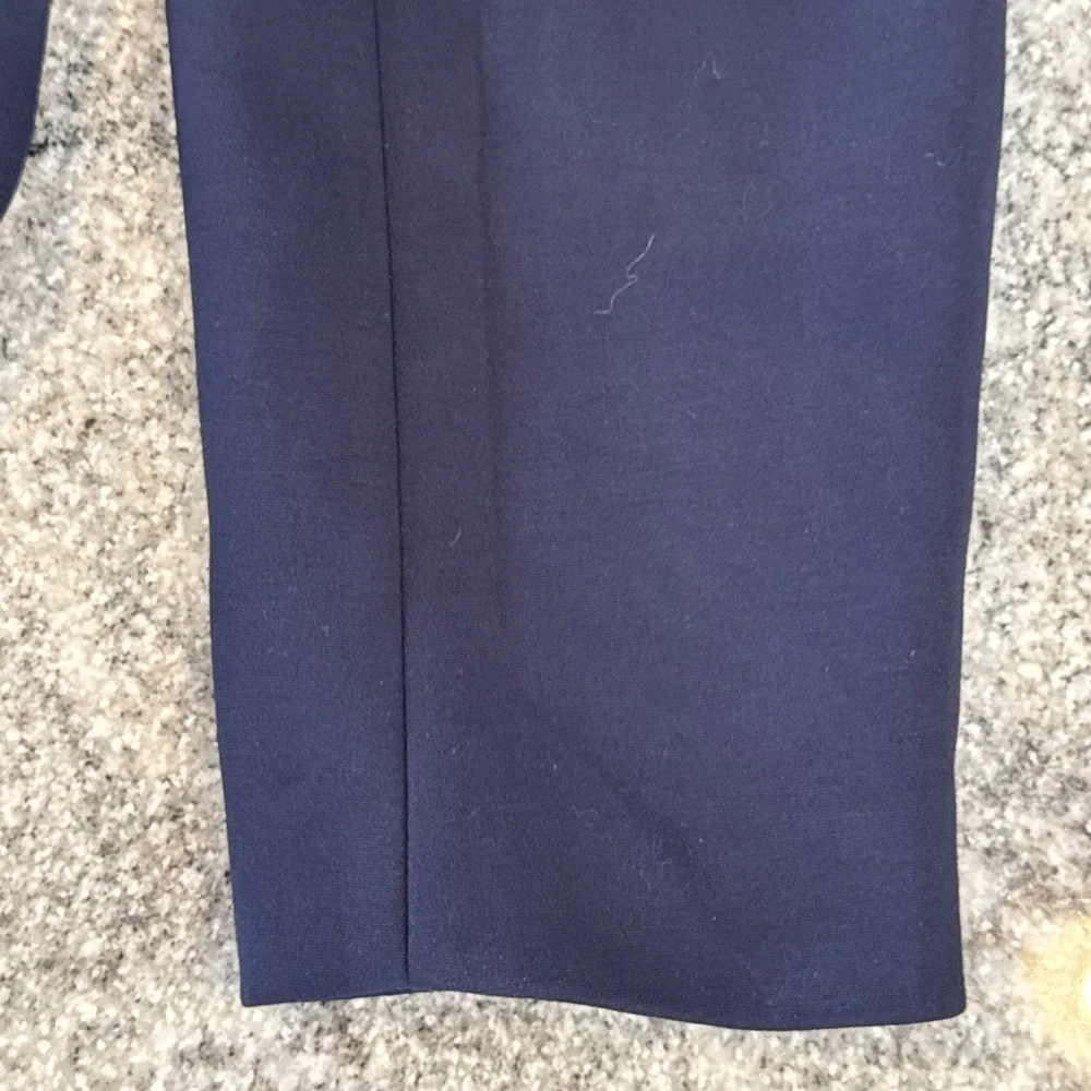 Boohoo Man Single Breasted Blazer Suit Jacket Mens Size 42 Skinny Fit Navy #770